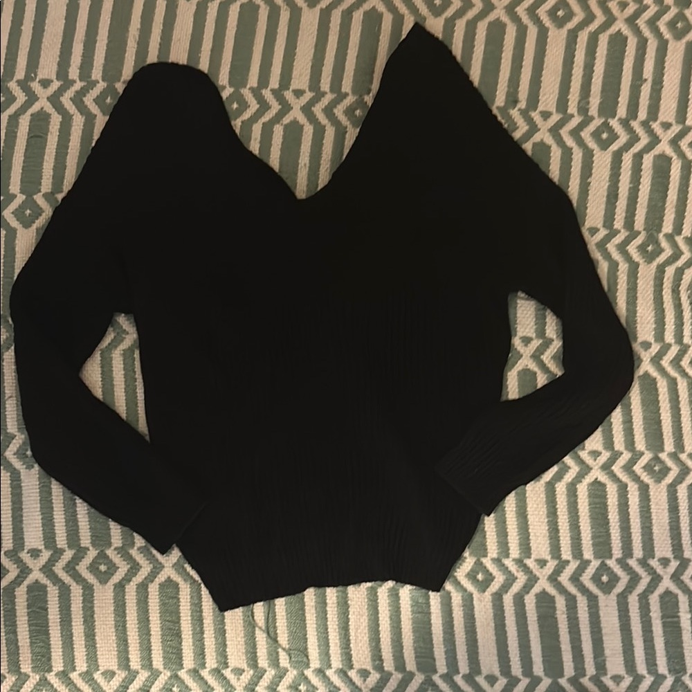 Elegant Black Women's Sweater